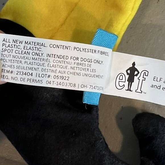 Buddy the Elf Christmas Plush Dog Toy XL by Bark BarkBox NWT - Picture 11 of 11